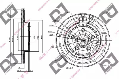 Тормозной диск DJ PARTS BD1230